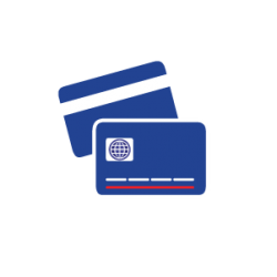 Graphic Icon of a credit card